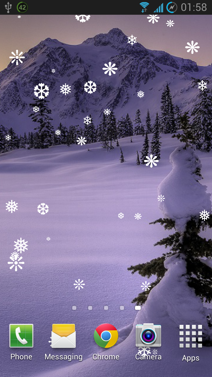 Snowfall Live Wallpaper App on Amazon Appstore