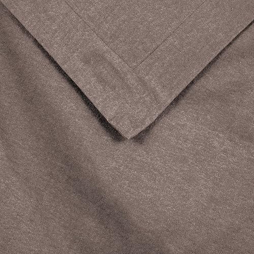 Miniatura 4 de Superior Juego de funda de edredón 100% franela de algodón, peso cálido y acogedor, tamaño individual, gris