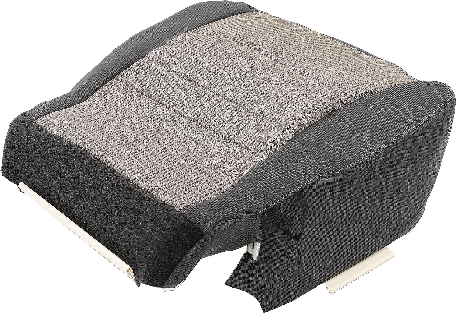 HECASA Driver Seat Cover Compatible with 2009-2012 Dodge Ram 1500 2500 3500 4500 5500 SLT Dark Gray Seat Cushion Foam Protector (Only Seat Cover)