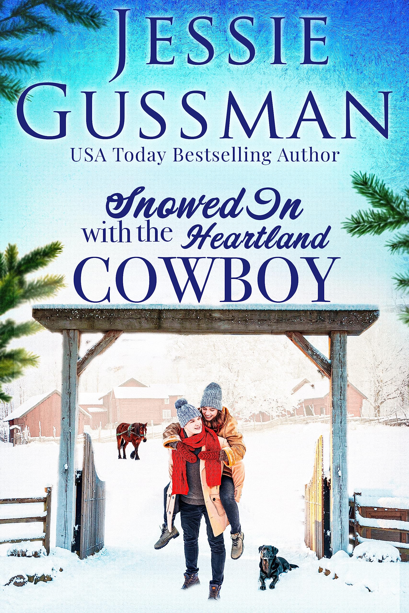 Snowed In with the Heartland Cowboy (A Heartland Cowboy Christmas Sweet Romance Book 4)