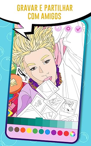 KPOP Idol - Boys Band Coloring Book