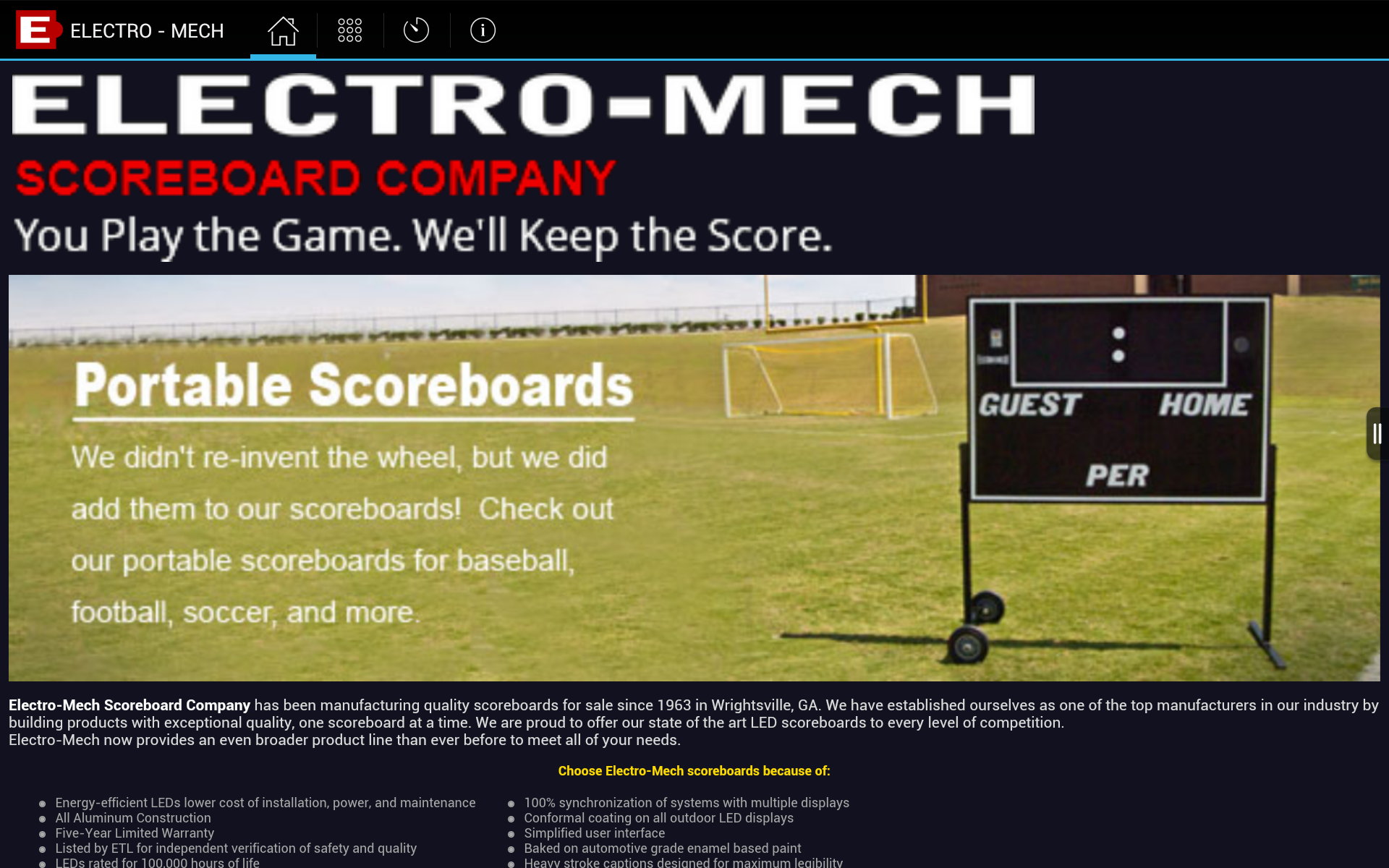 ElectroMech Scoreboard AppAmazon.inAppstore for Android