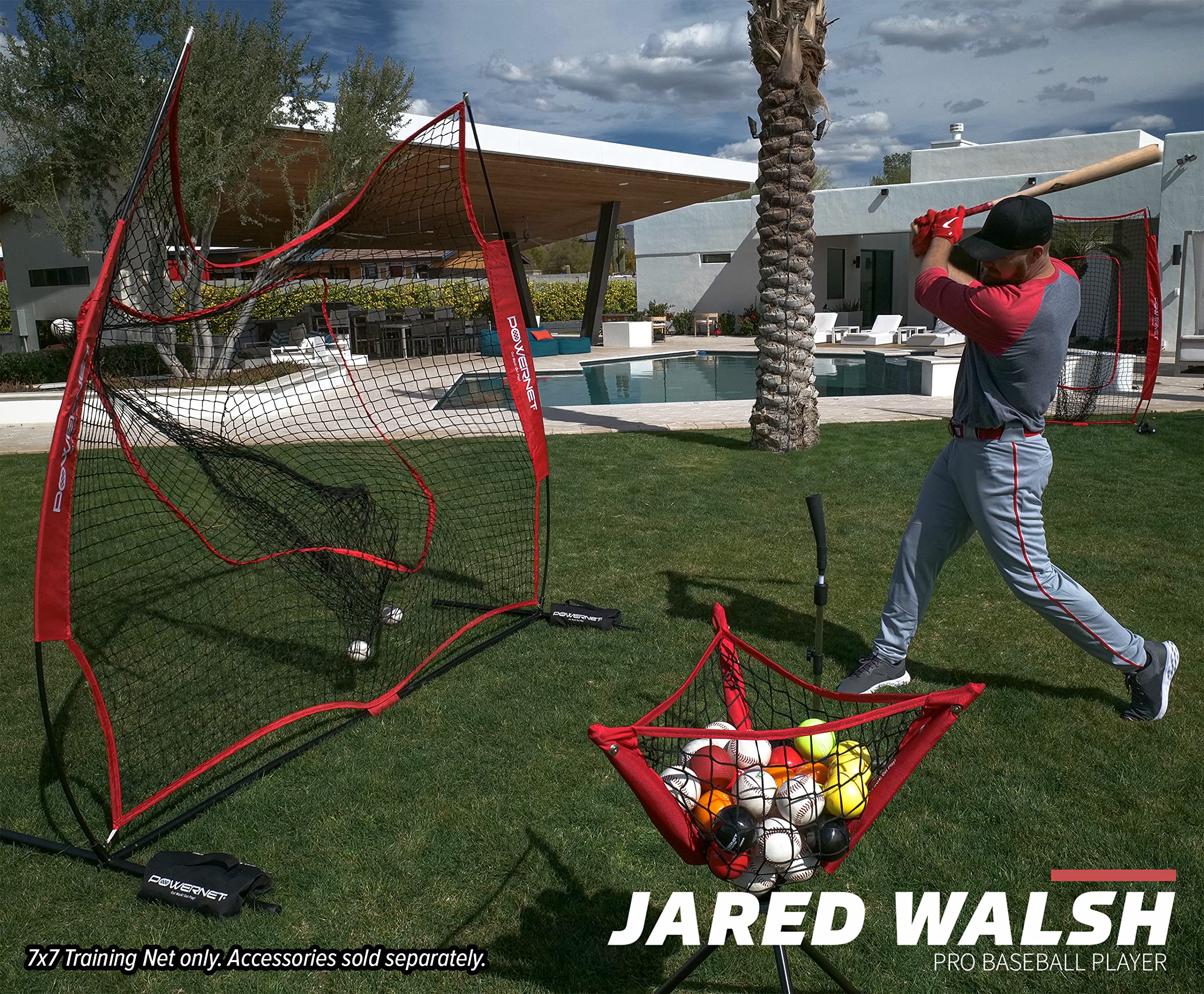 Baseball Softball Practice Net For Hitting And