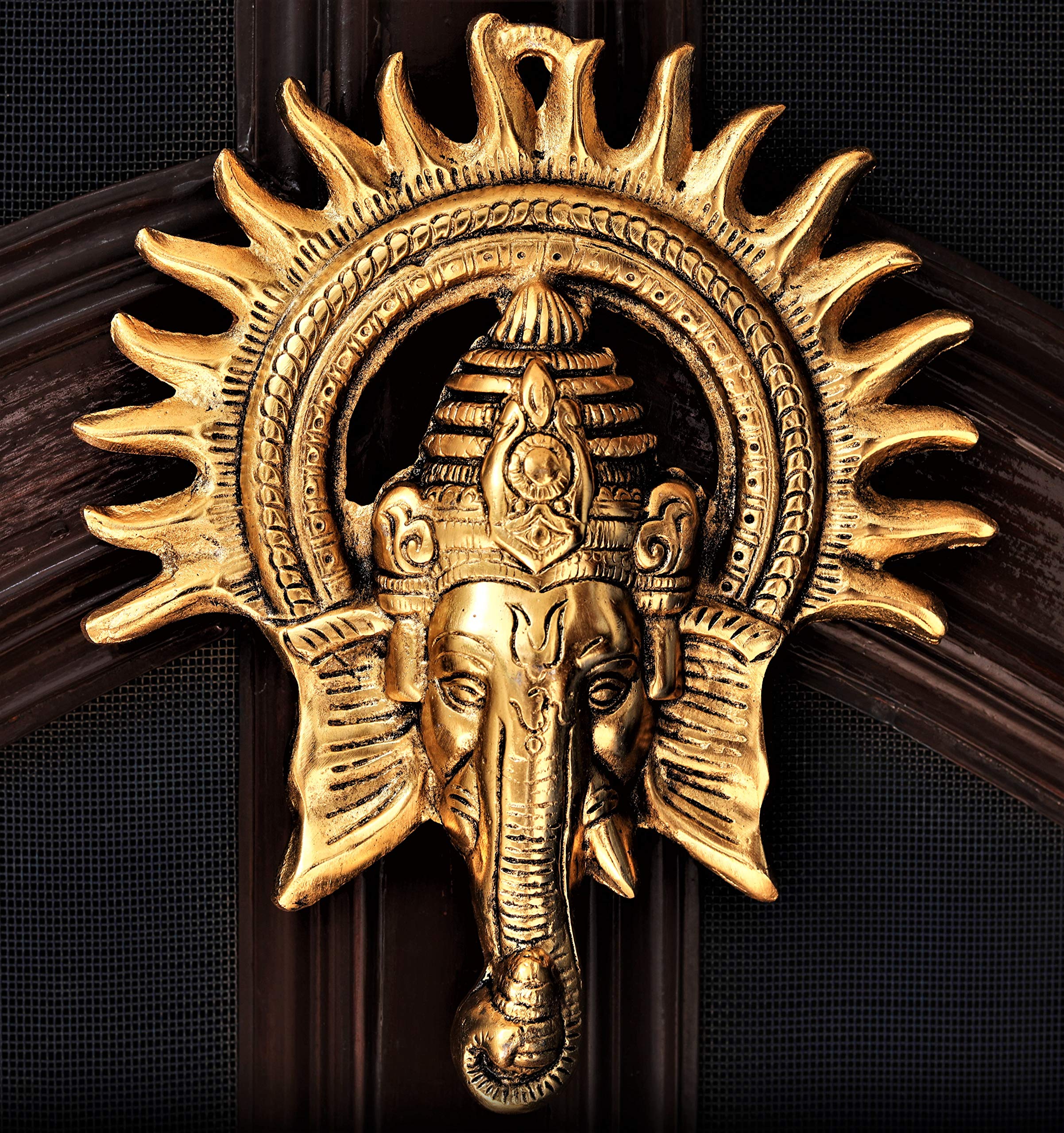 VIRSAA Metal Handcrafted Decorative Showpiece for Wall Décor, Wall Hangings, Home Décor, Diwali Décor and Gift Decoration & Gifting Purpose