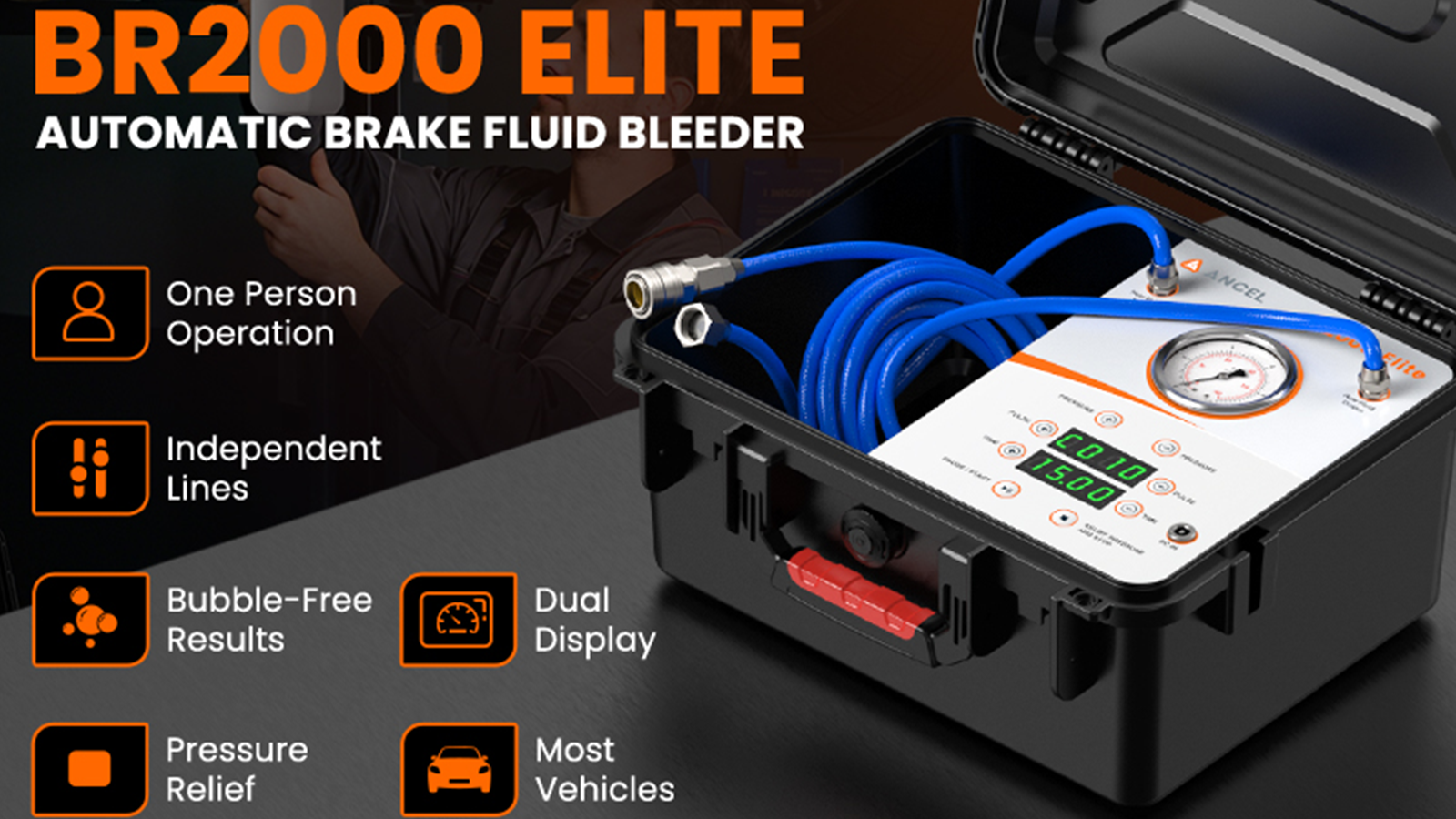 Watch WHY CHOOSE BR2000 ELITE Automatic Brake Fluid Bleeder on Amazon Live