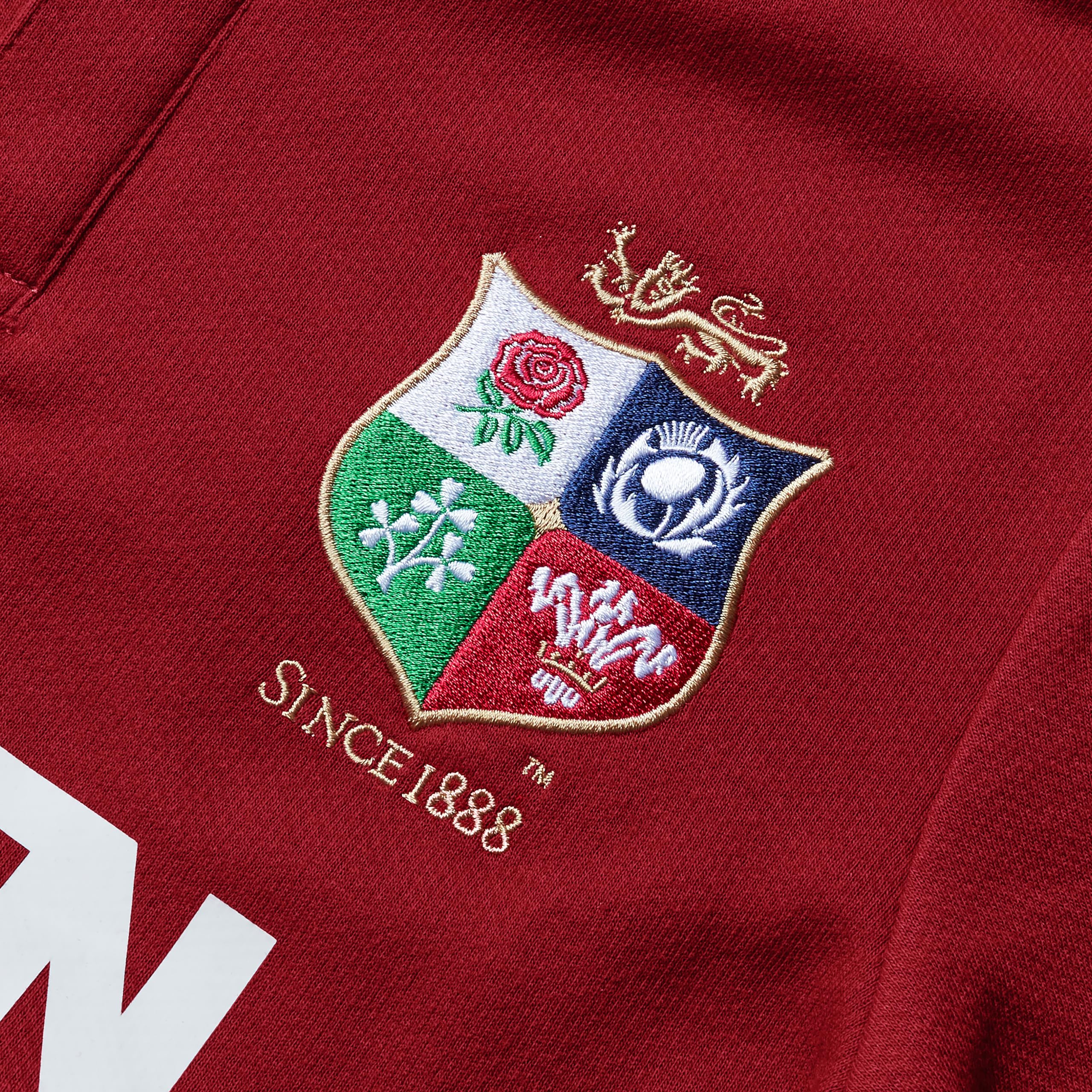 Canterbury of New Zealand - British and Irish Lions SS Classic, Camisa Niños Unisex, Red Dahlia,