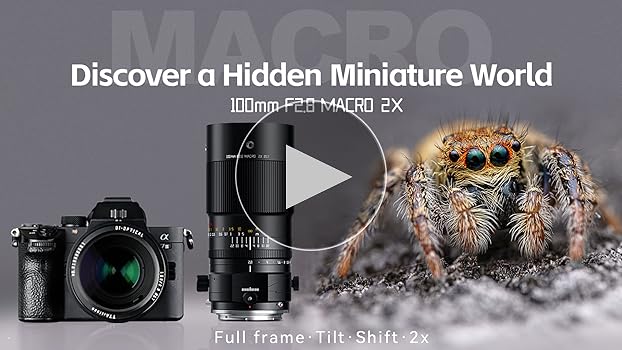 TTArtisan 100mm F2.8 Full Fram Tilt Shift Macro Lens for