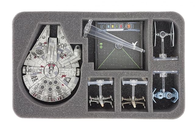 Foto 4 de 8 de Feldherr Estuche Mini Plus Compatible con el X-Wing, el Halcón Milenario, Naves espaciales y Accesorios