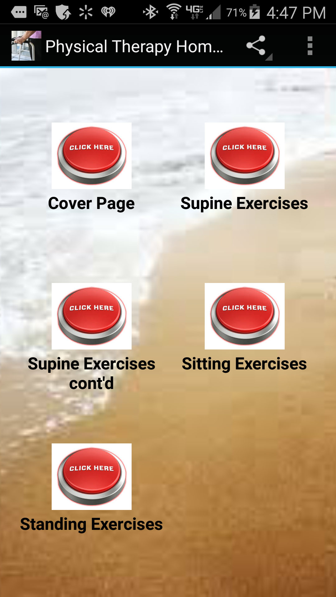Physical Therapy Home Exercise ProgramPart for