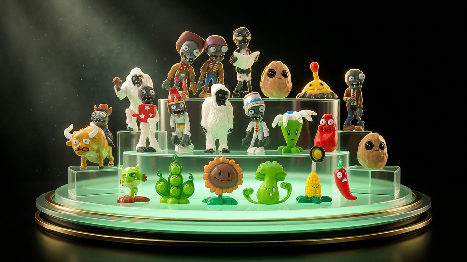 Amazon.com: Dyharnsty 18Pcs Plants vs Zombies Toys Set Zombies