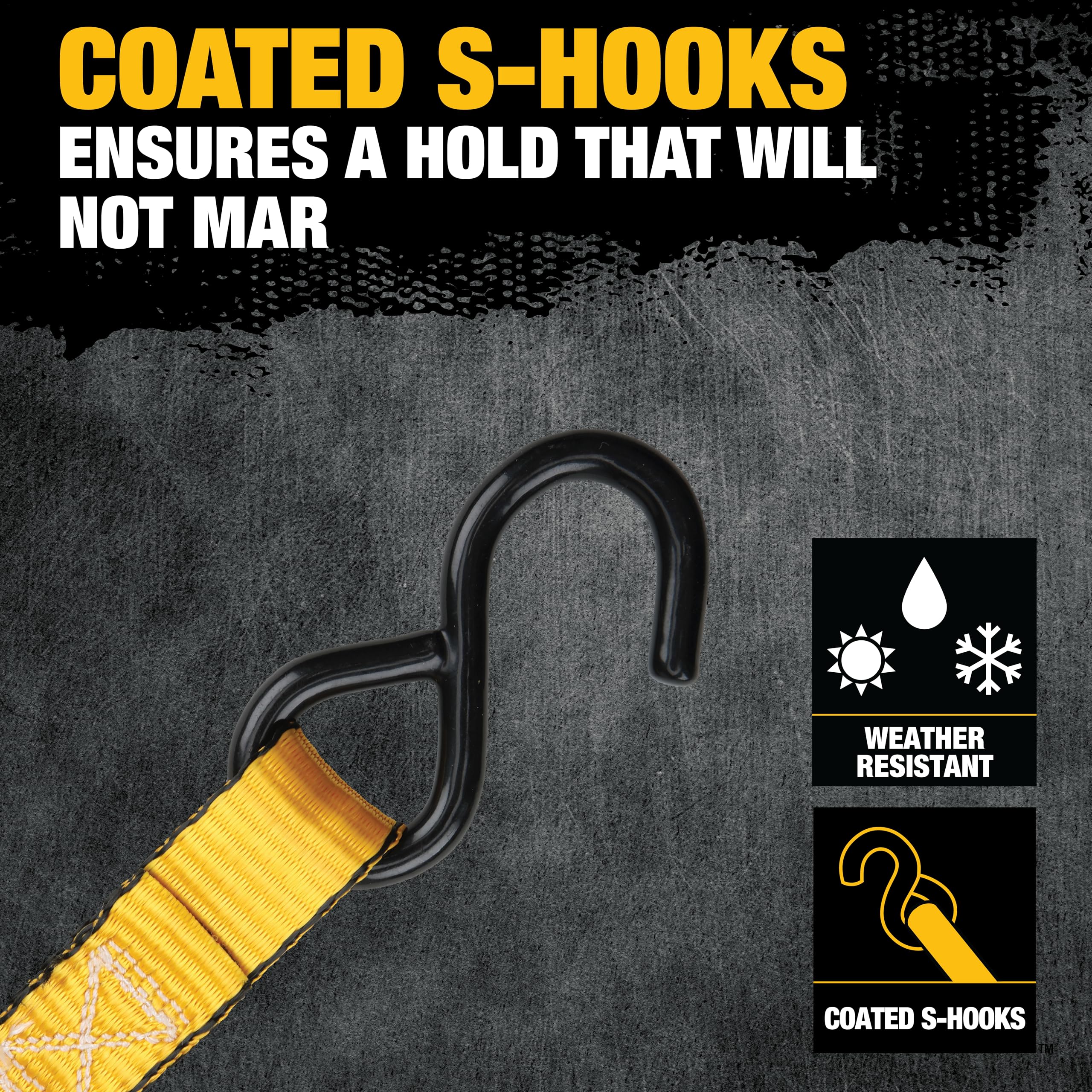 DEWALT Cam Buckle Straps - 2 Pack -5
