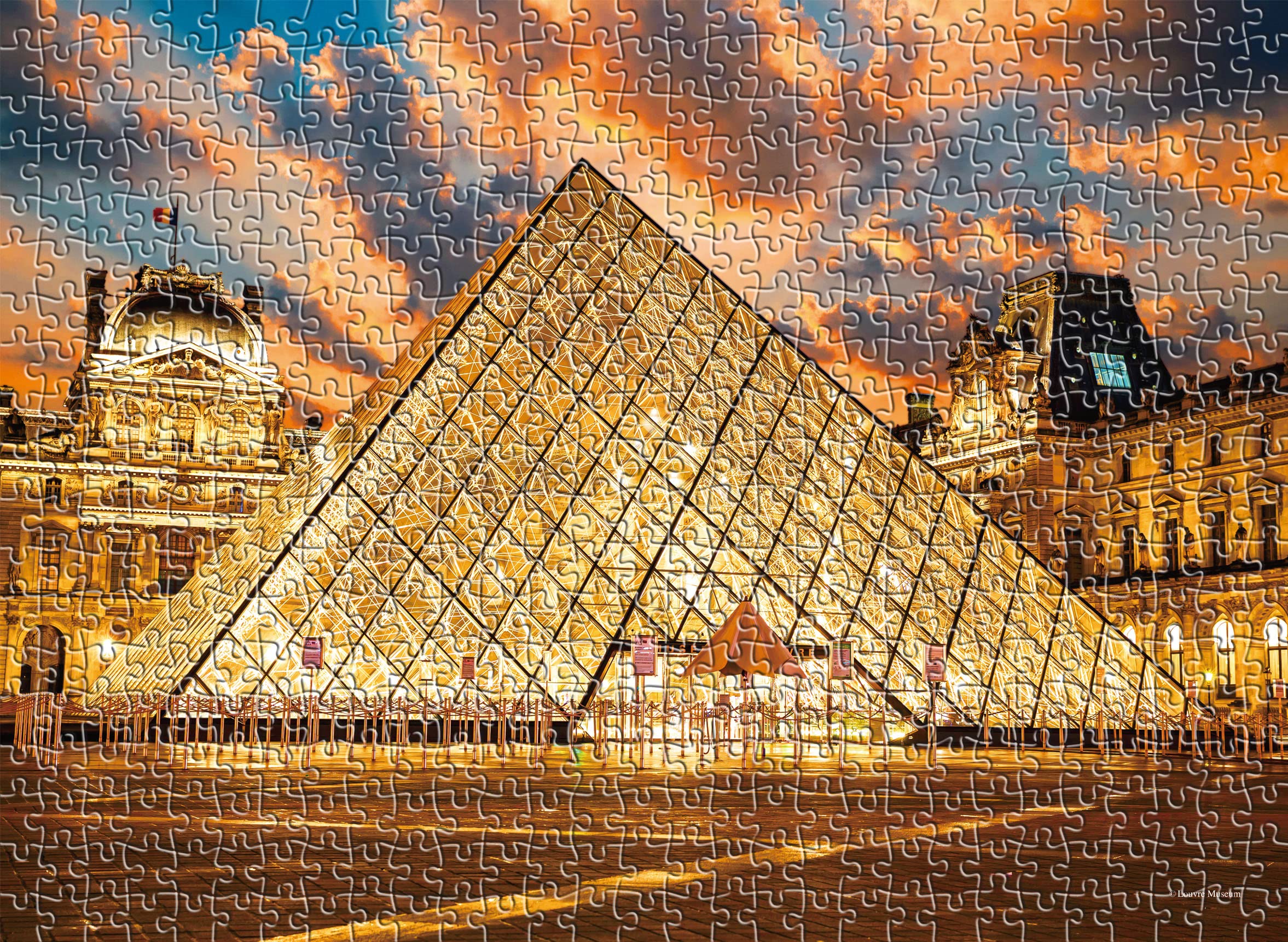 Amazon | ジグソーパズル ルーブル美術館 パリ フランス 500ピース