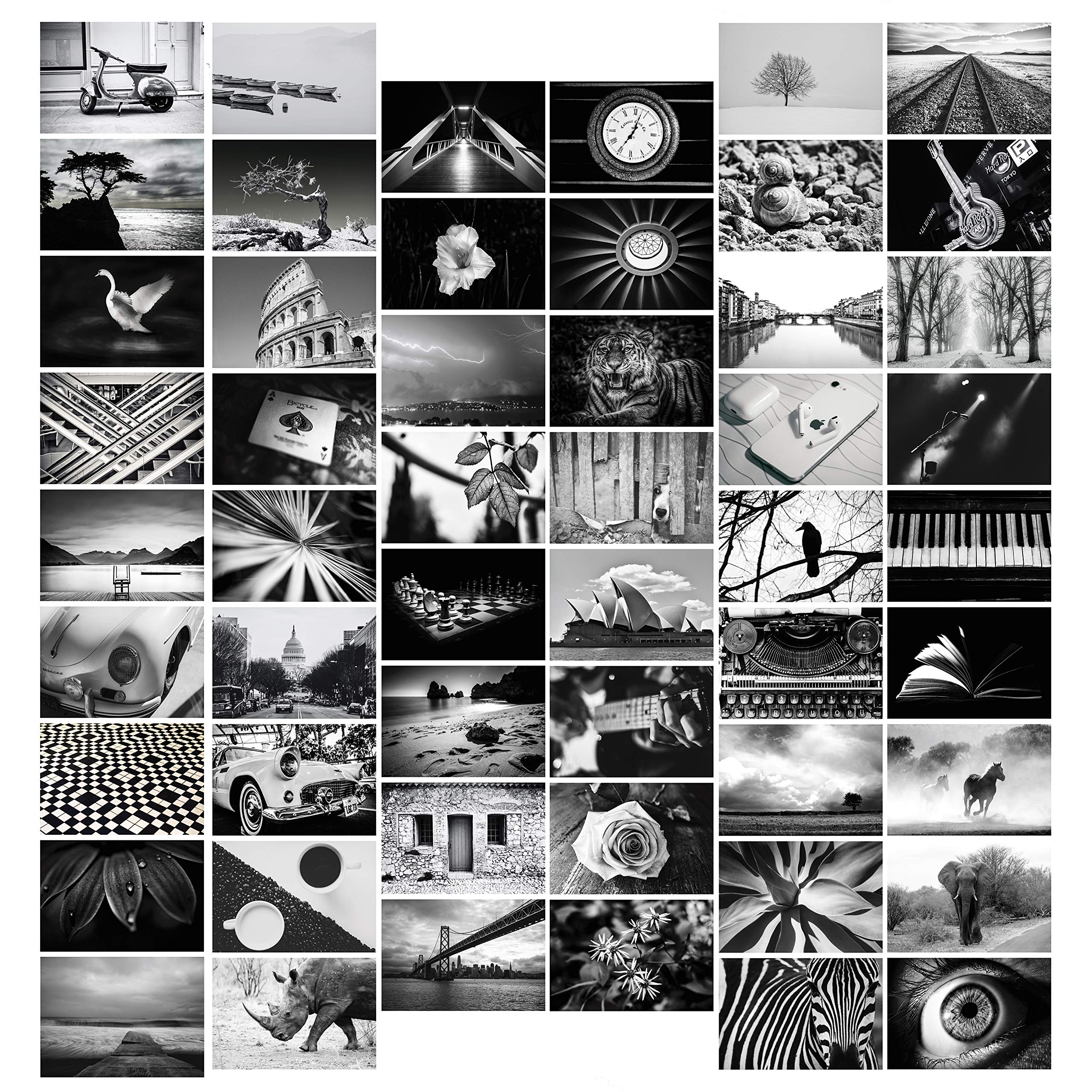 Buy Black & White Picture Wall Collage Kit Aesthetic Room Decor Cute