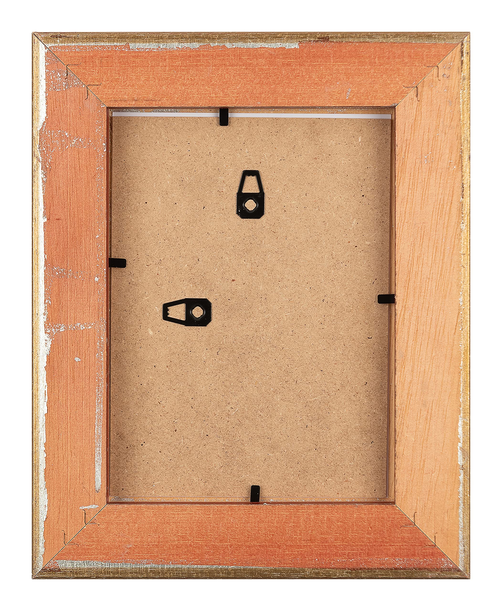 Wallazz Cornice Portafoto in Legno 29,7x42cm A3 Bianco. Cornice per Foto con Vetro Sintetico Infrangibile - Porta Foto Decorativo - Made in Italy