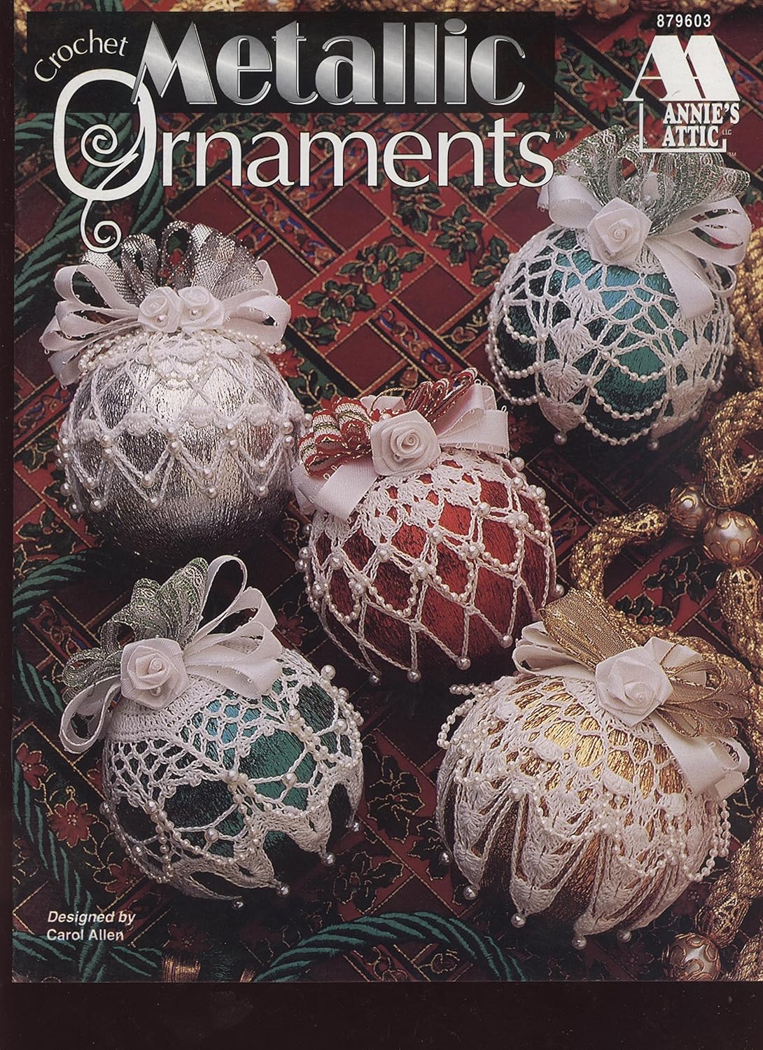Crochet Metallic Ornaments