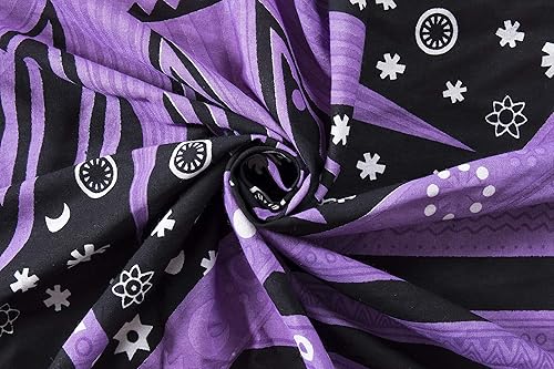 Miniatura 7 de Popular Handicrafts  Cortinas de ventana con diseño de mandala, estilo indio, bohemio, sol, luna, hermosas cortinas para dormitorio, sala de estar,