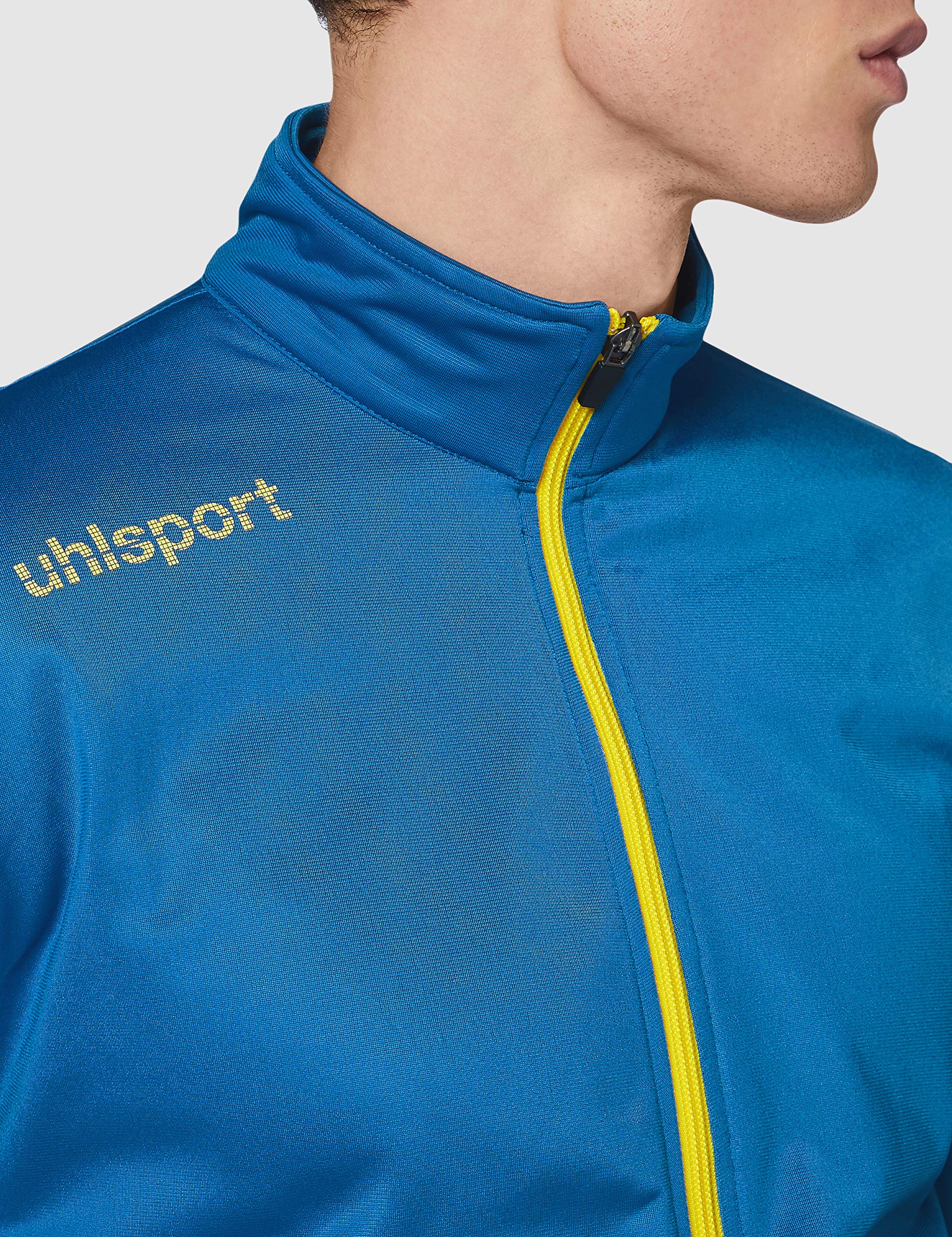 uhlsport ESSENTIAL Classic Classic dres treningowy dla mężczyzn, młodzieży i dzieci, klasyczny dres sportowy, dres do joggingu, spodnie i kurtka, strój do biegania