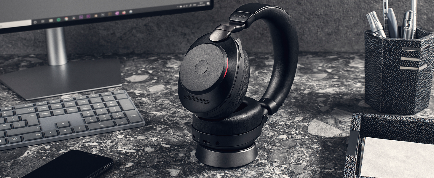 Amazon.com: Jabra Evolve2 85 - USB-C MS Teams Stereo Stand - Black