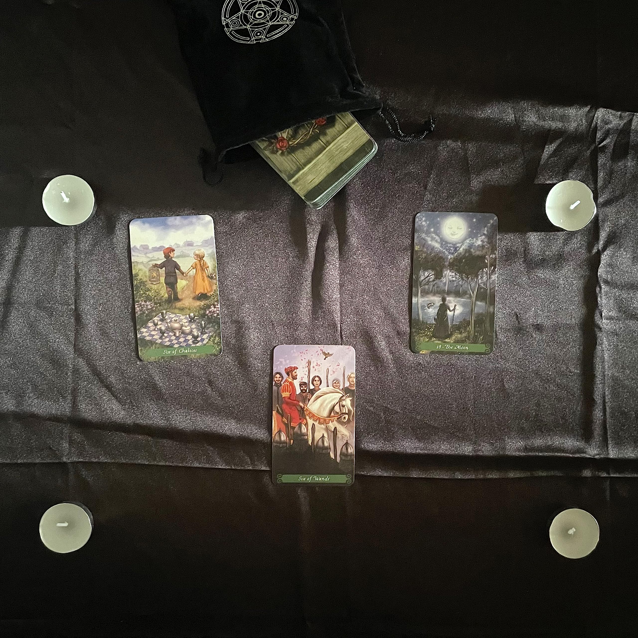 Amazon.co.jp: Aumtok 緑の魔女 タロットカード ミニチュア