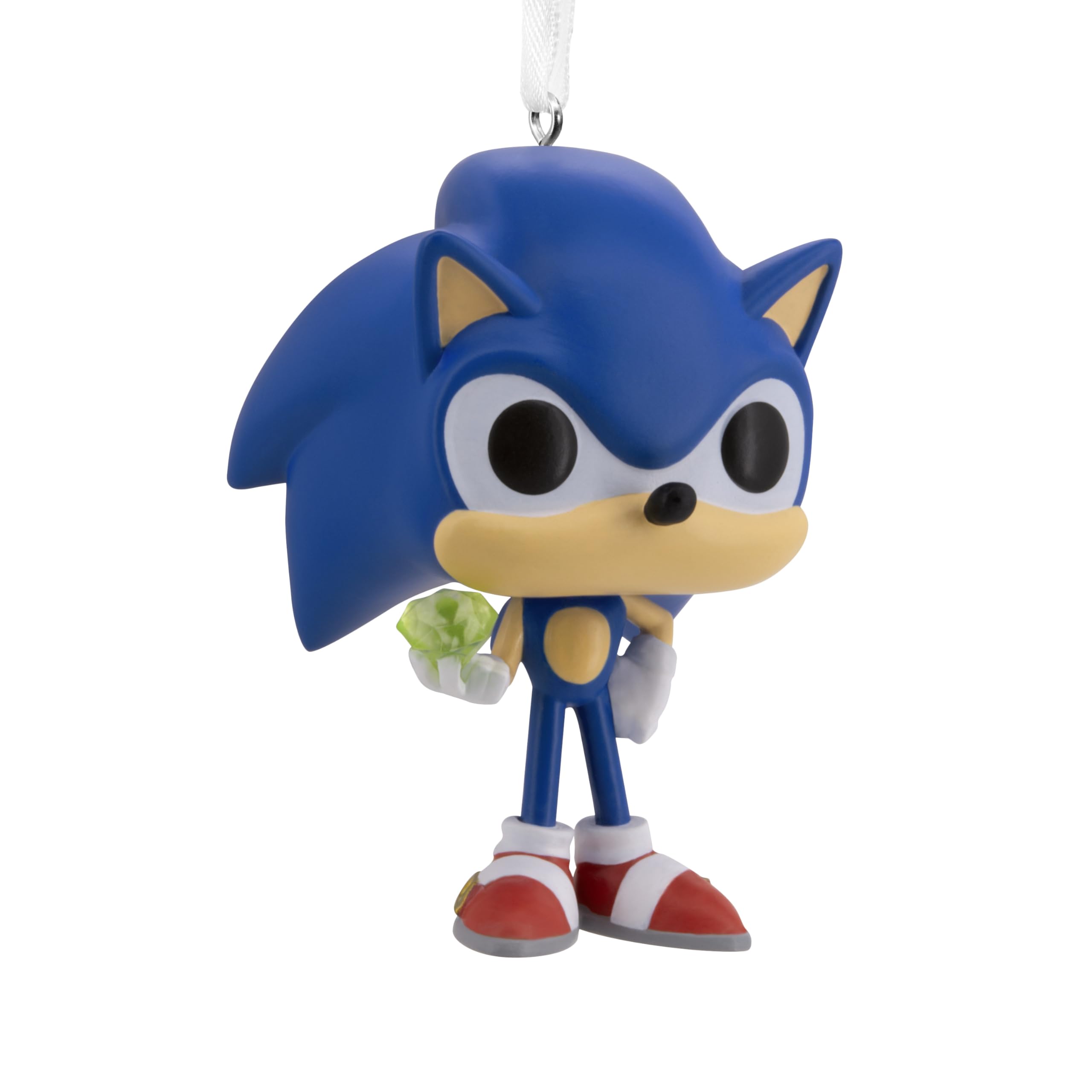 Hallmark Sonic The Hedgehog with Emerald Funko POP! Christmas Ornament, Pop Culture Gifts