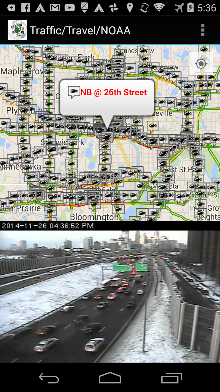US & Canada Traffic Cameras App on Amazon Appstore