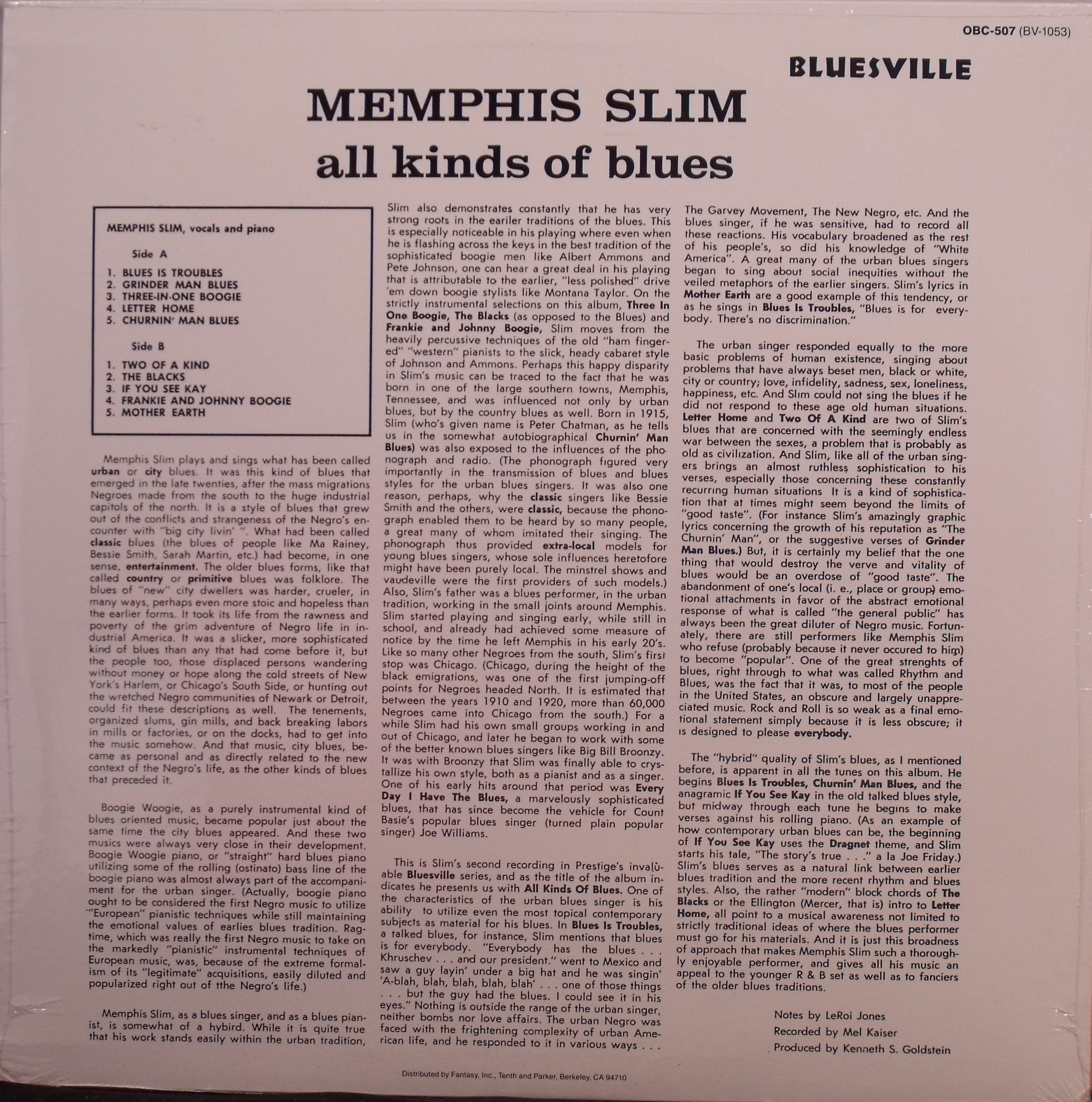 all kinds of blues LP