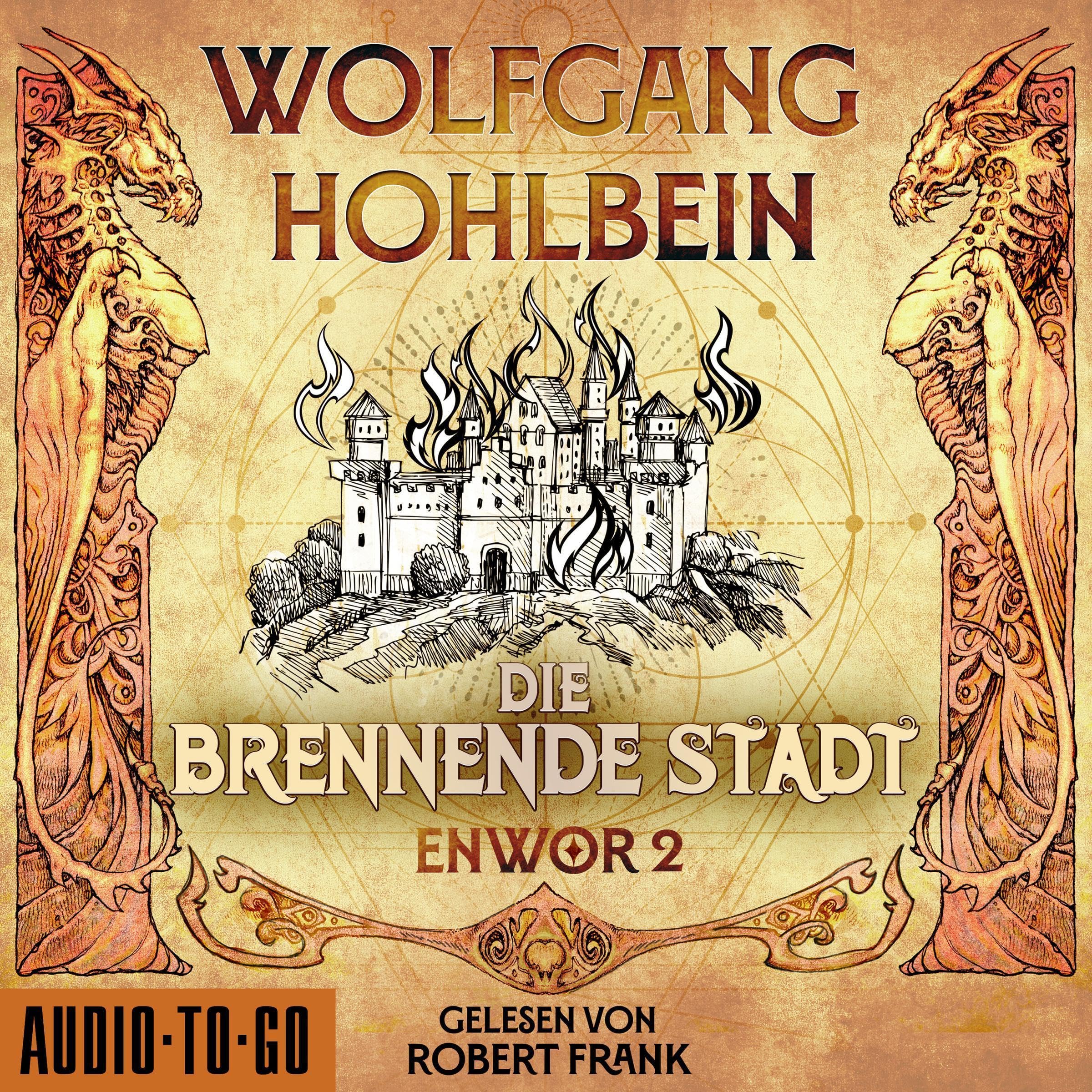 Cover art for Die brennende Stadt