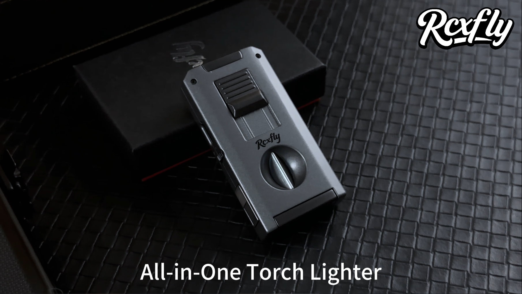 Encendedor antorcha 5 en 1 con accesorios y llama dual miniatura 7