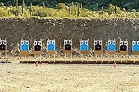 Vista 4 de Ascentor Silueta de tiro objetivo - Tamaño grande 18 x 24 - Múltiples zonas de apuntar - Azul