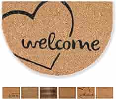 Zerbino In Cocco Design Cuori - 40x60 Cm Antibatterico Naturale Per Interni - Foto 8