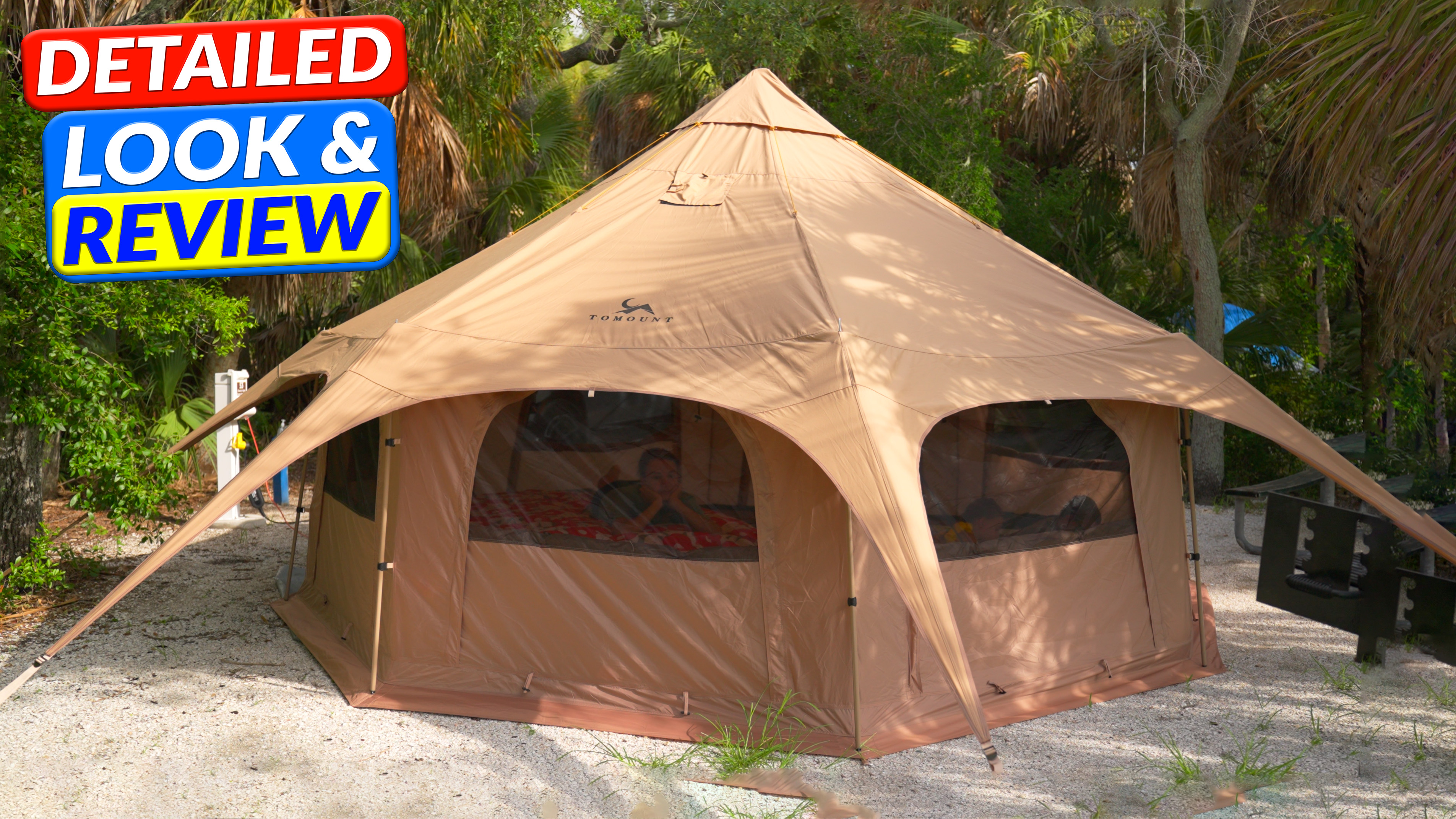 Watch Family Camping Bliss with MC TOMOUNT Bell Tent - FULL REVIEW