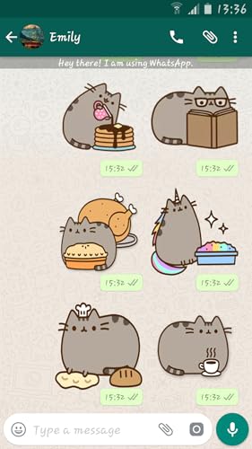 PusheenCat Stickers Packs For Whatsapp - WASticker