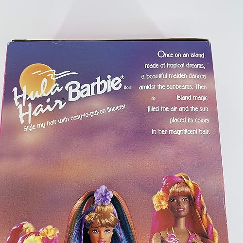 Miniatura 5 de Cabello Hula rosa y dorado Barbie