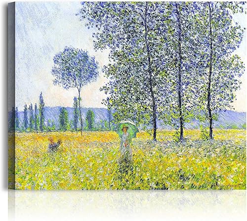 Miniatura 126 de A&T ARTWORK Antibes Seen from The Salis Gardens de Claude Monet Las Obras de Arte Clásico Mundial Reproducciones, Impresiones de Arte en Lienzo