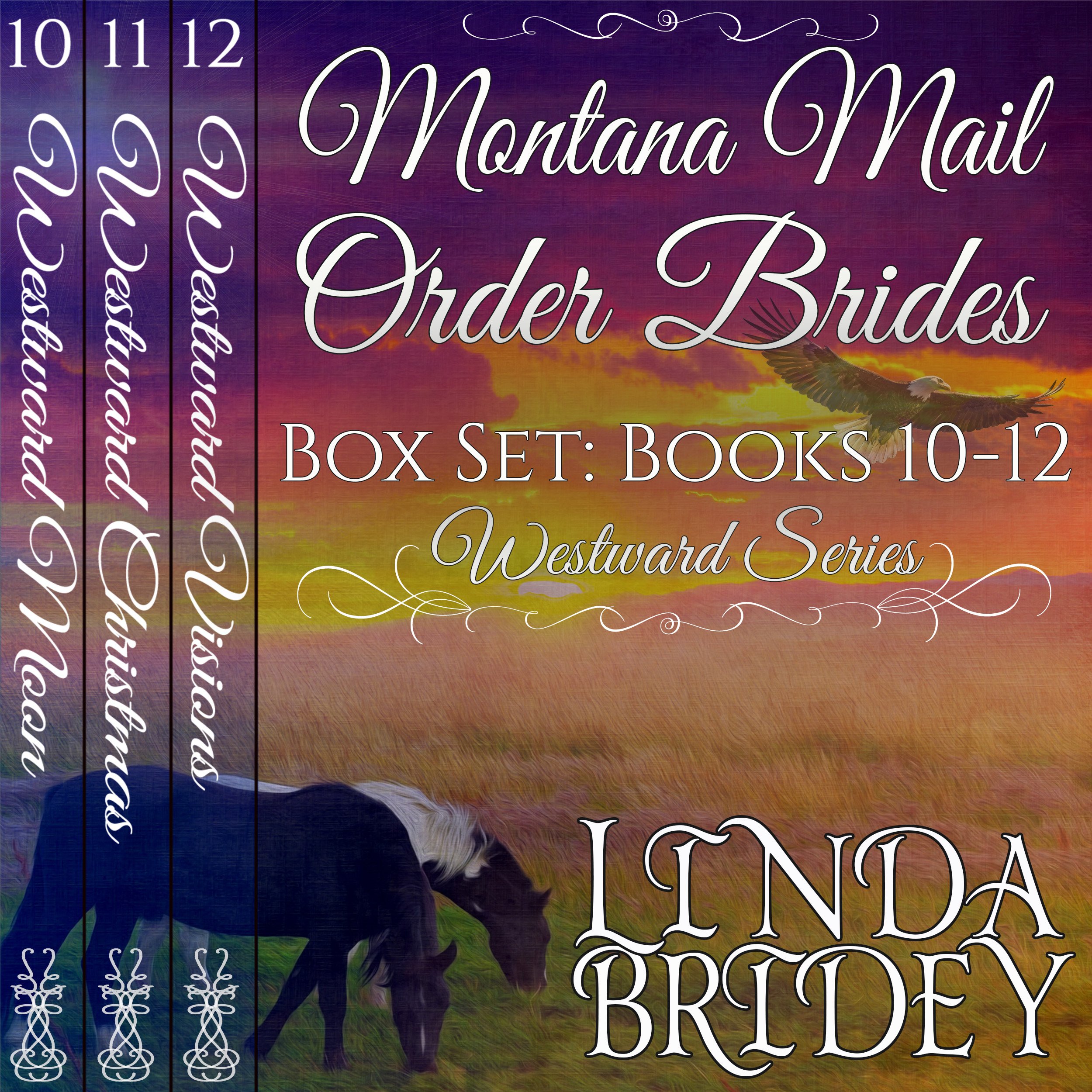 Cover art for Montana Mail Order Bride Box Set: Westward Series, Books 10-12