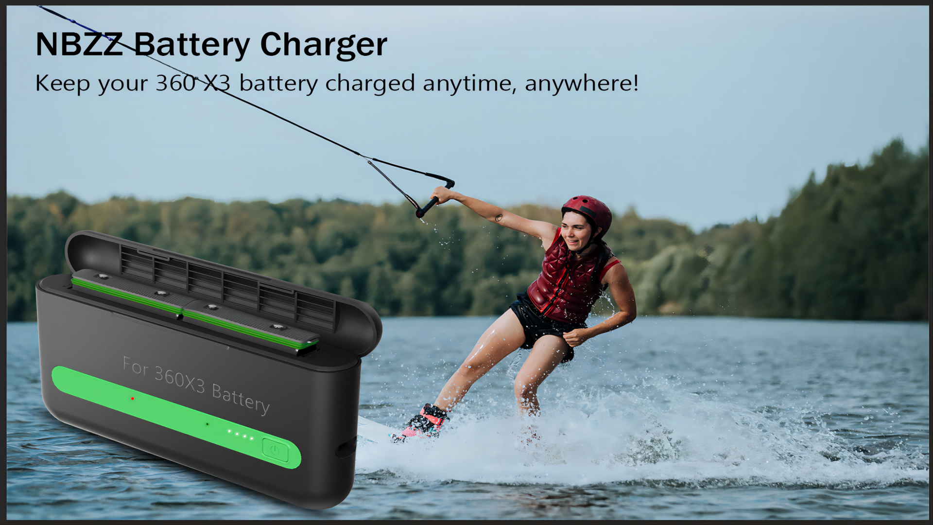 Amazon.com : Wireless 360 X3 Battery Charger, 7000mAh Battery