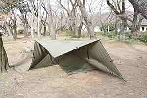 【新品】Bush Craft ブッシュタープ Bush craft ブッシュクラフト ブッシュタープ 3m×3m 撥水 難燃