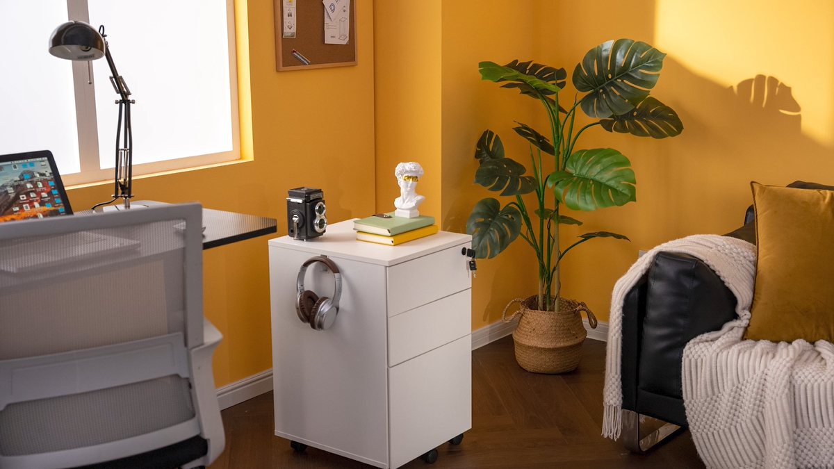 Cassettiera Da Ufficio Schedario Portadocumenti A 3 Cassetti 36,5x46