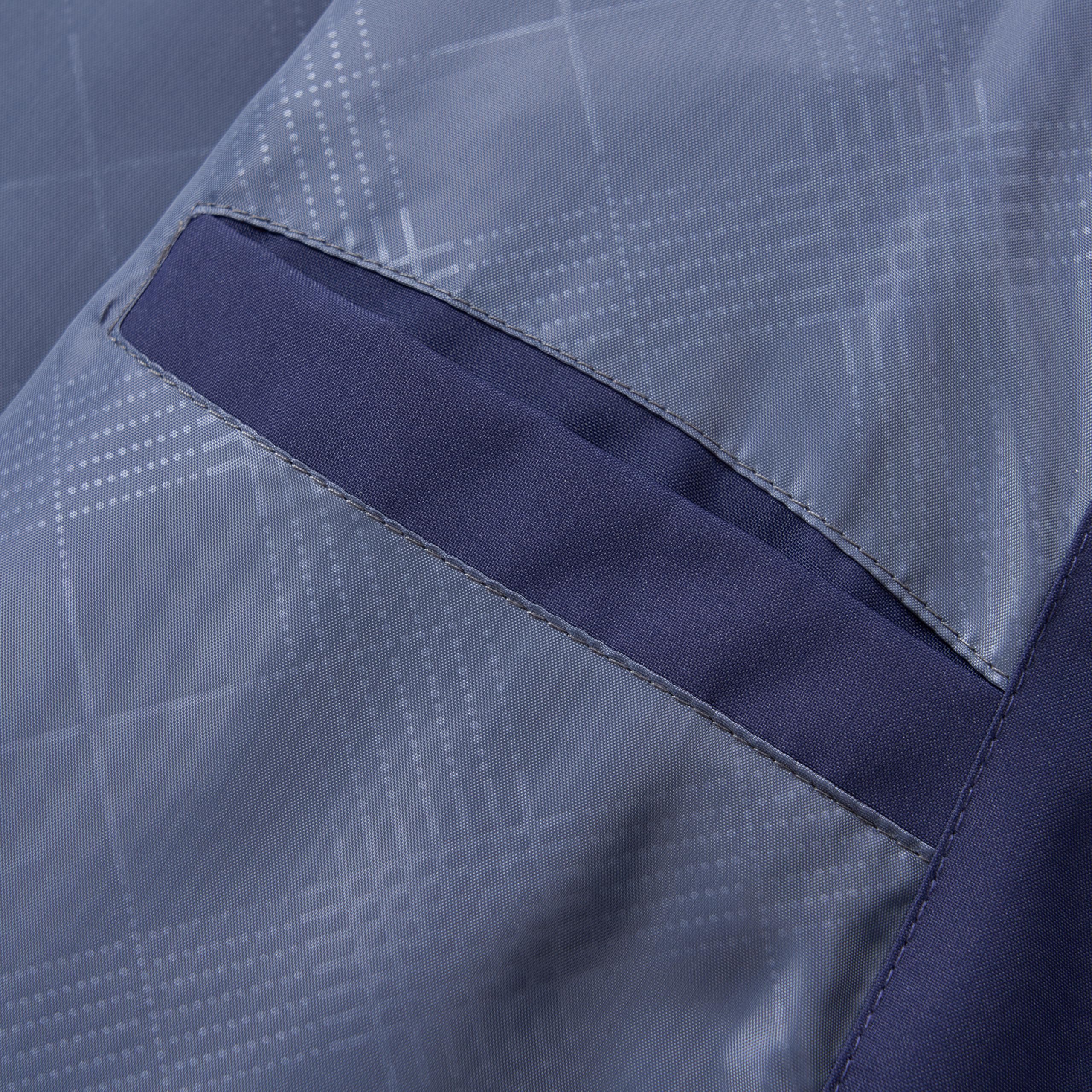 Blu Apparel Veste de pluie imperméable à capuche coupe-vent pour femme