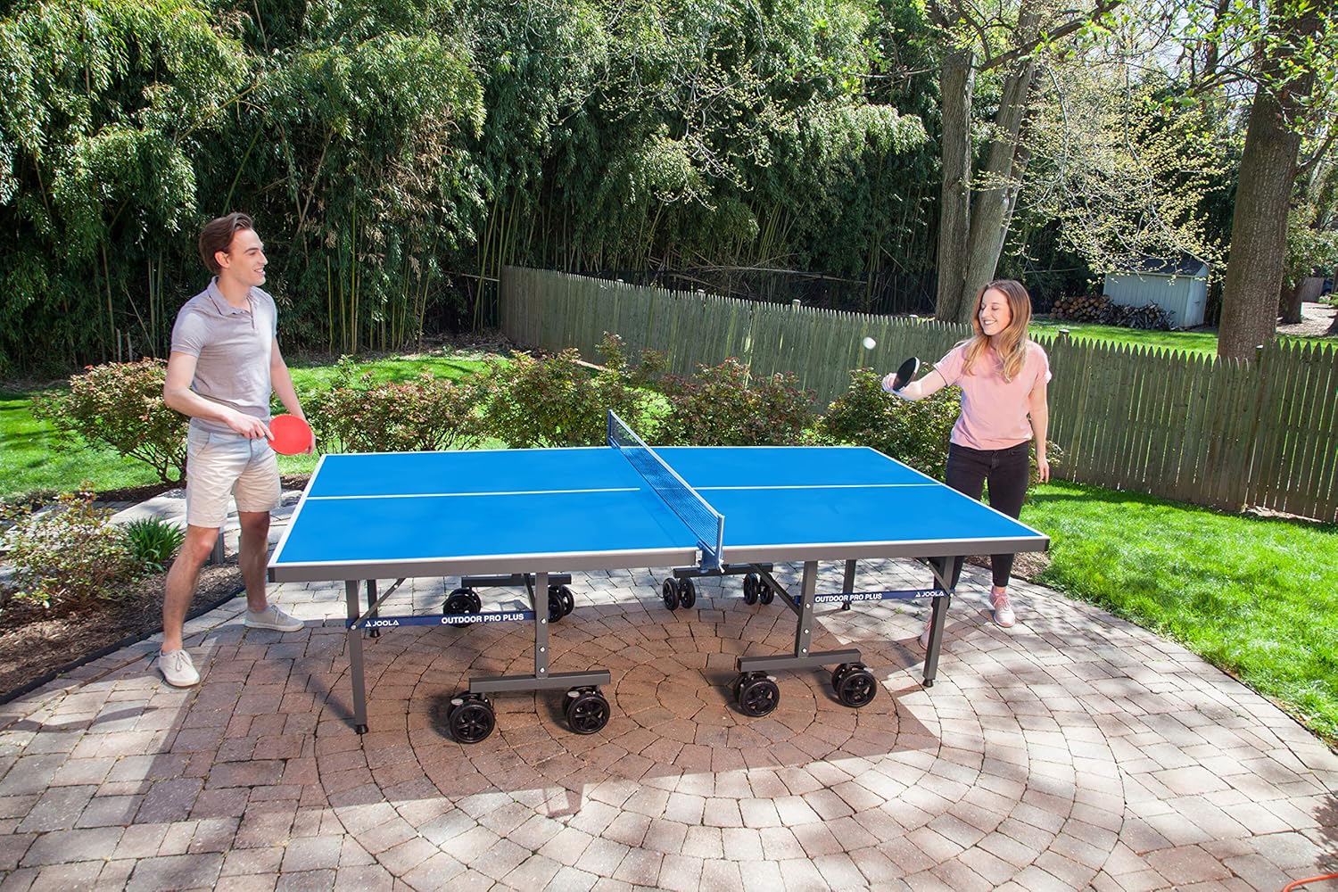 JOOLA NOVA Plus Pro Table Tennis Table with Waterproof Net Set | All Weather Aluminum Composite Ping Pong Table for Tournament Quality Play | Indoor & Outdoor Compatible | 10 Minute Easy Assembly : Sports & Outdoors