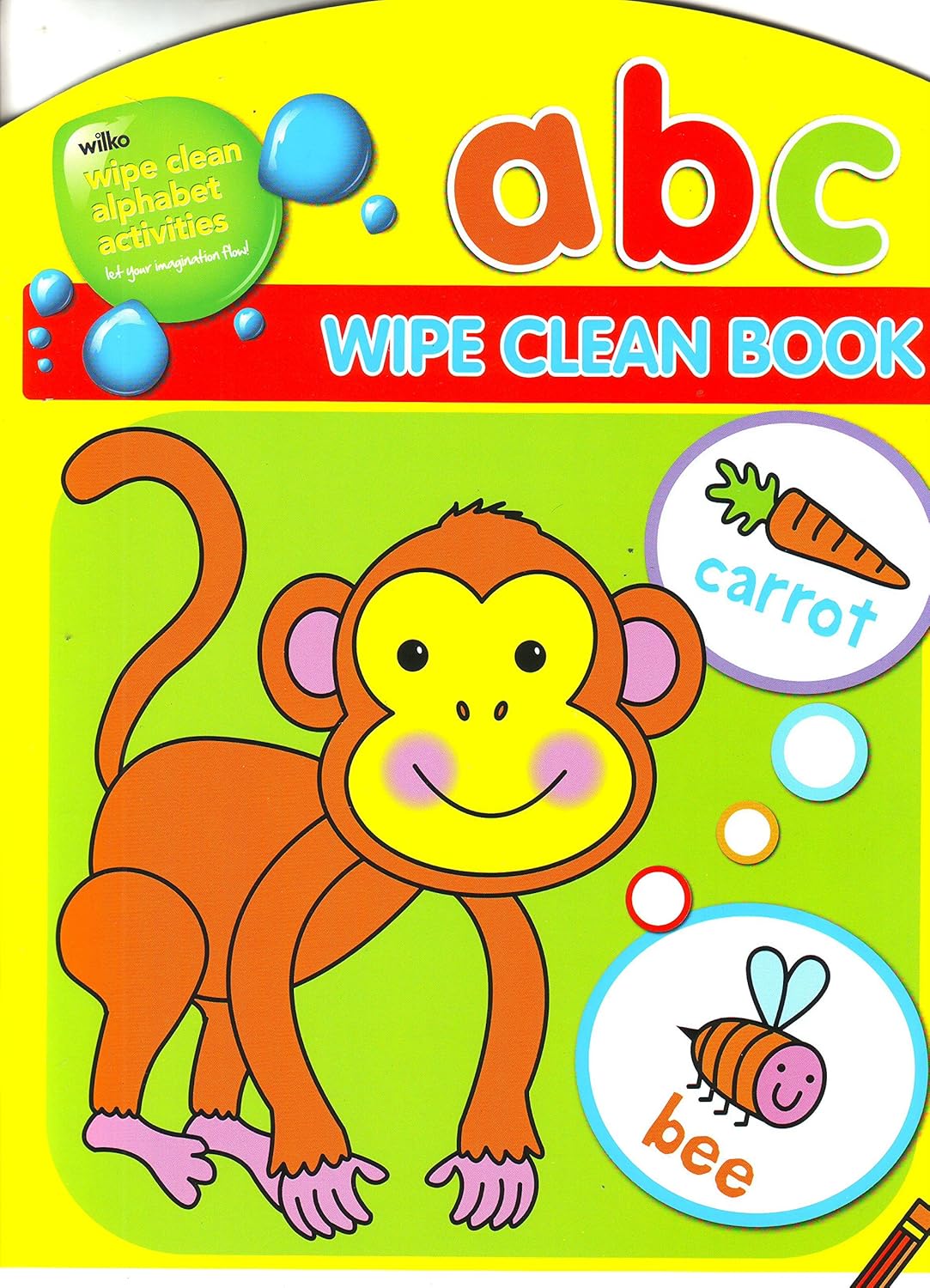 ABC Wipe Clean Book Parragon Amazon.in Books