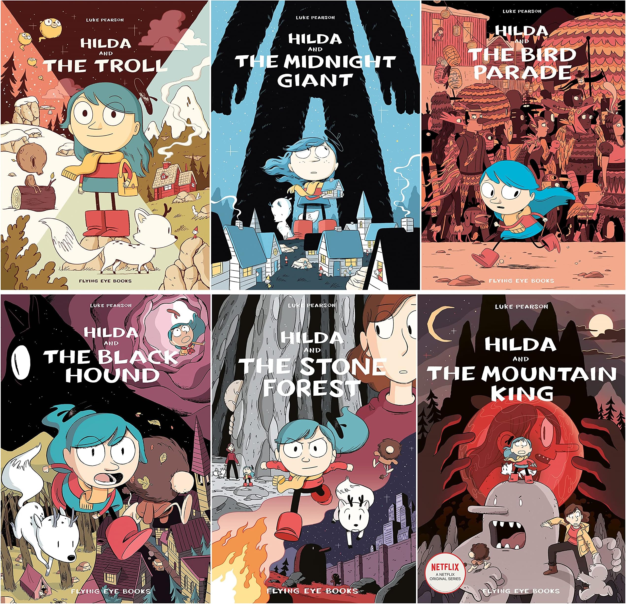NEW! Hilda (Hildafolk) Complete Book Series (6 Books)