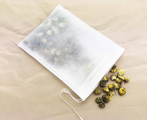 Miniatura 5 de 300 bolsas de filtro de té, bolsas de té desechables para té suelto, infusor de té natural para viajes de oficina en casa, 4 tamaños