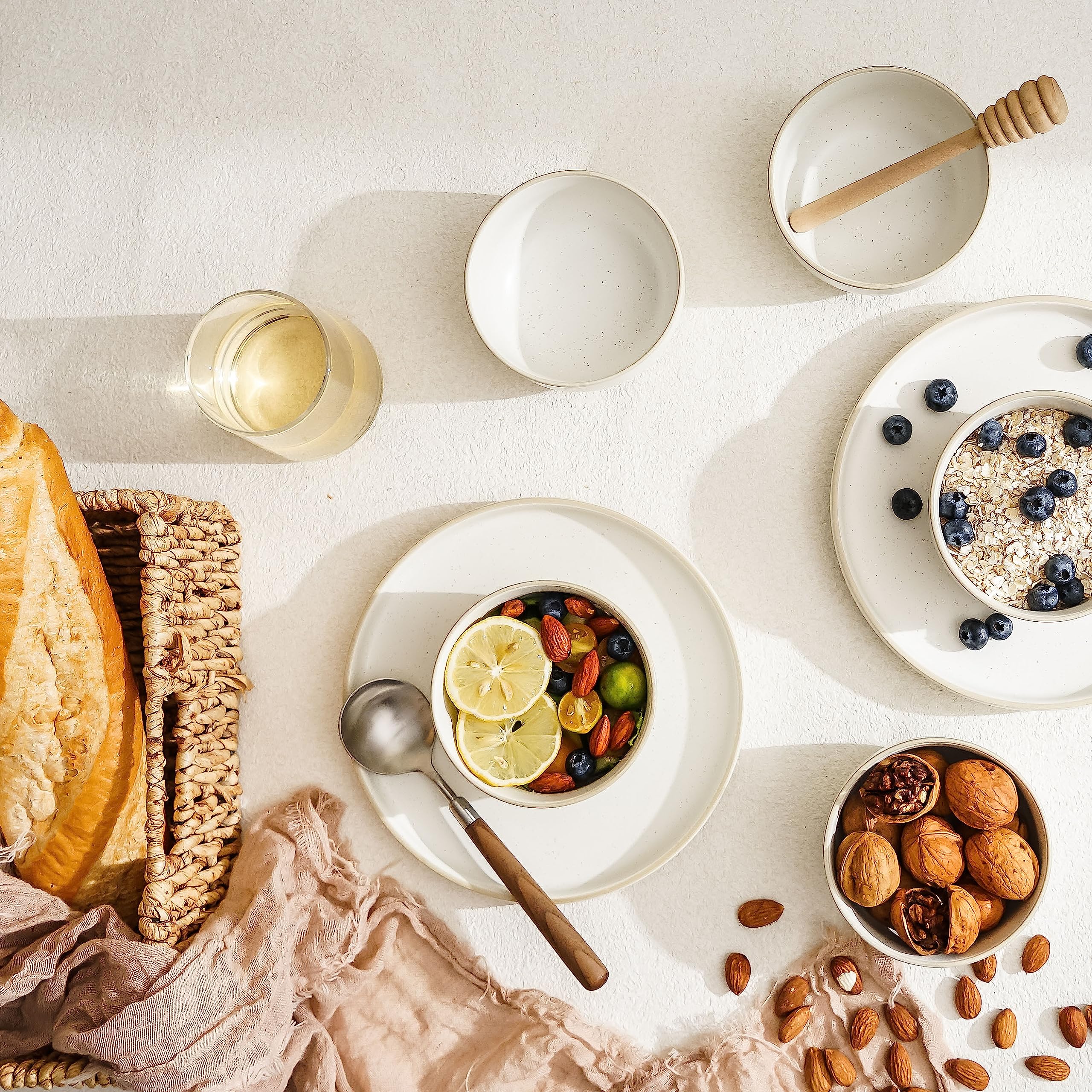 Amazon.com: S&Q'S CERAMICS Ceramic Small Bowls for Kitchen, Set of