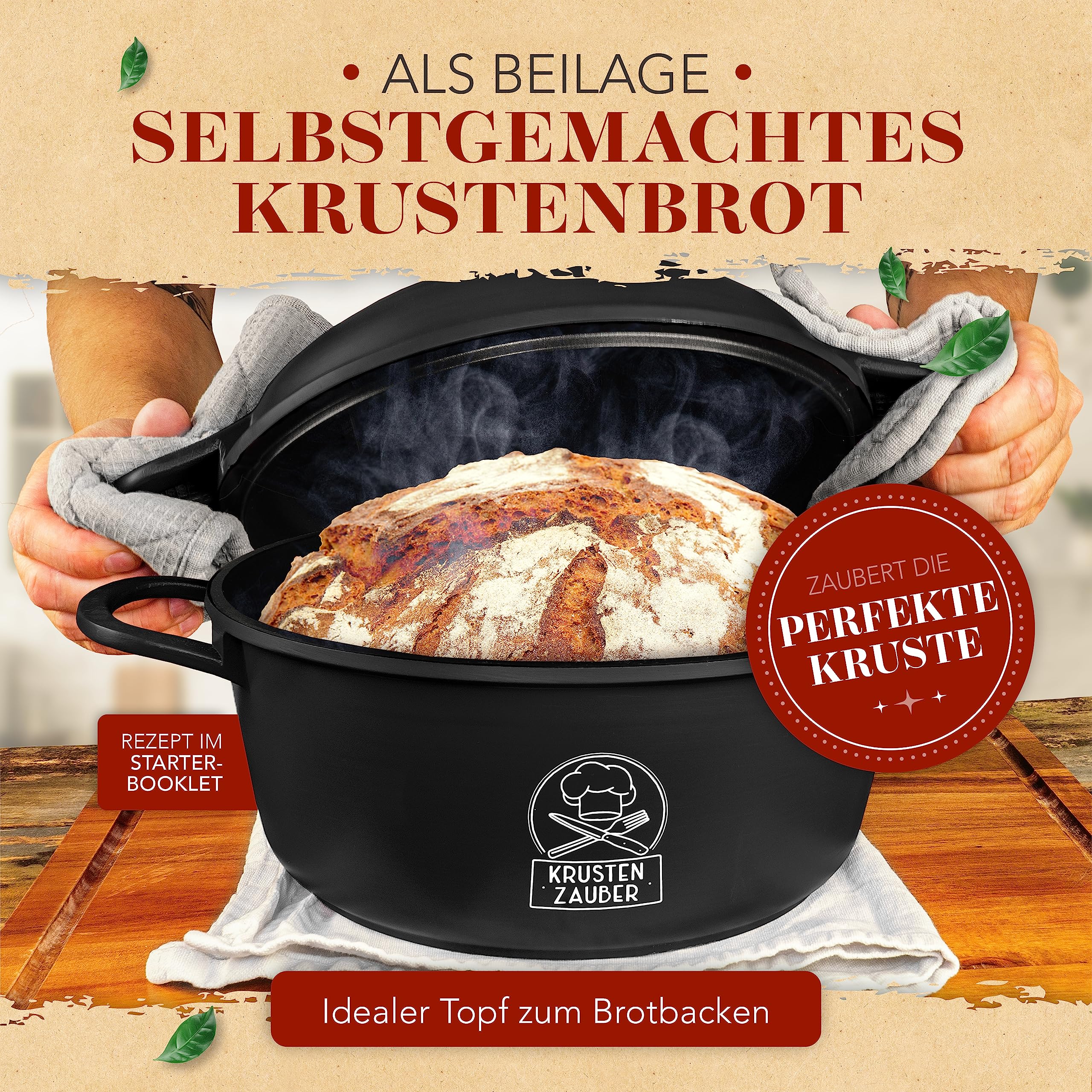 STONELINE Casseruola Ovale 32 cm, 6,6 L, Rostiera Cocotte con Coperchio, Pentola