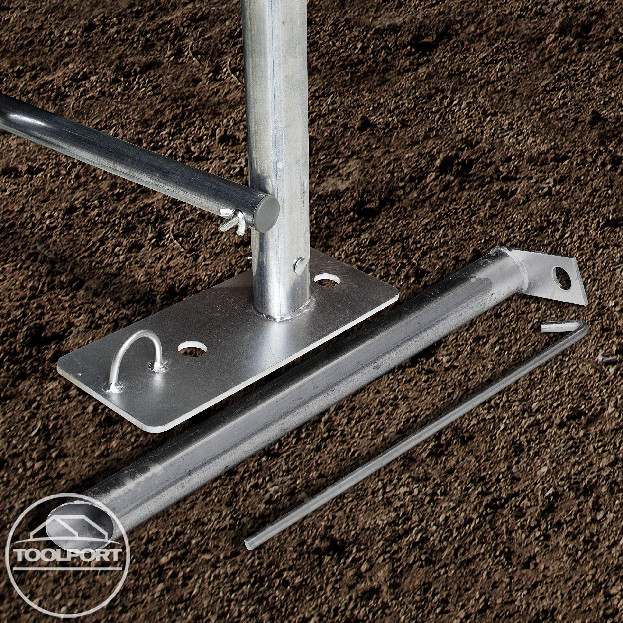 TOOLPORT 3.3x6.0 m Heavy Duty Carport PVC approx. 550 g/m² Tent