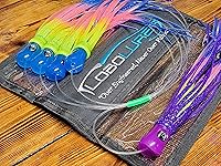 Vista 4 de Lobo Lures #207 Skipjack híbrido UV Big Game Trolling Lure - Señuelo para margaritas (8.0 in)