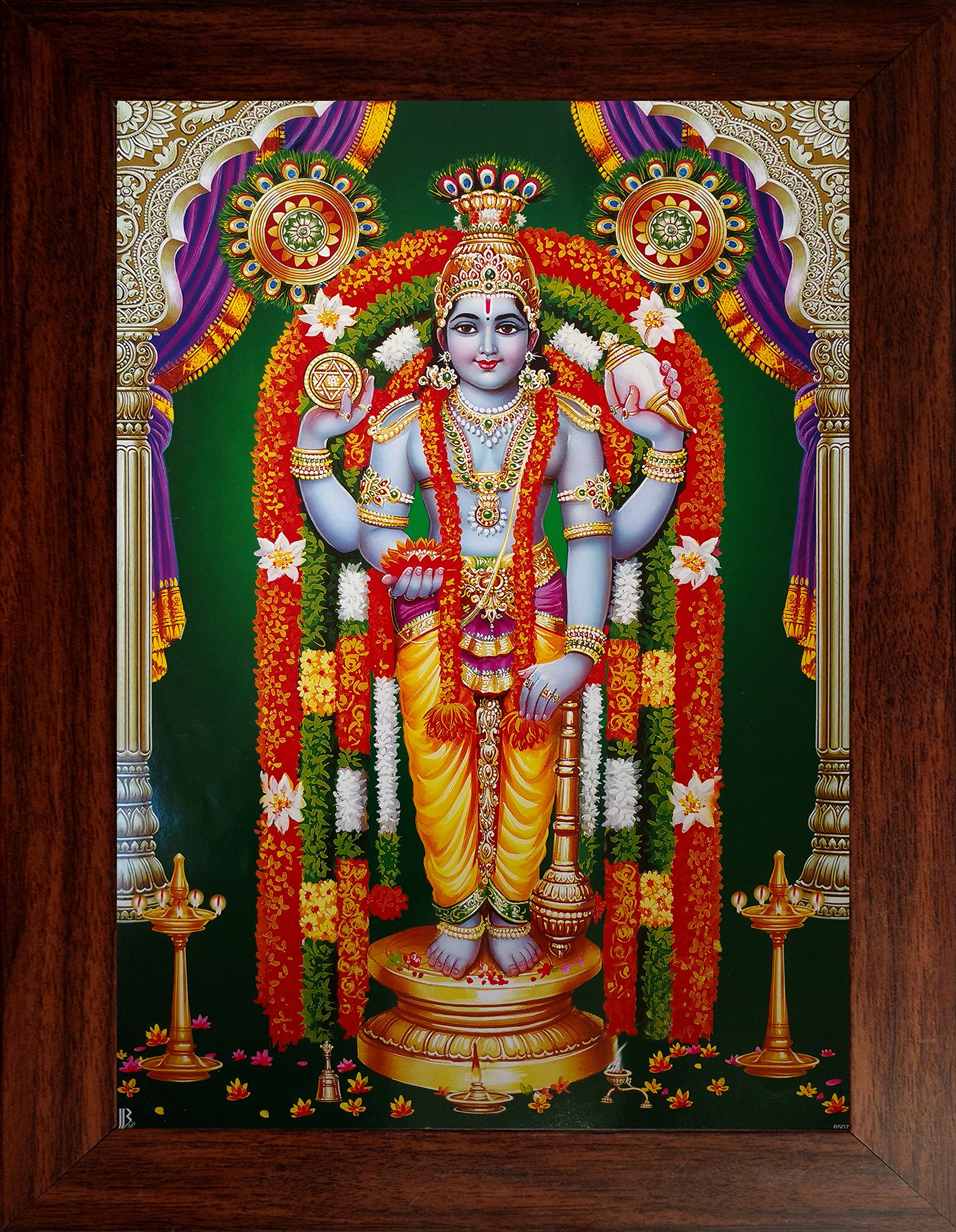 Youth Infomedia Guruvayurappan Big Photo Frame (Multicolour)