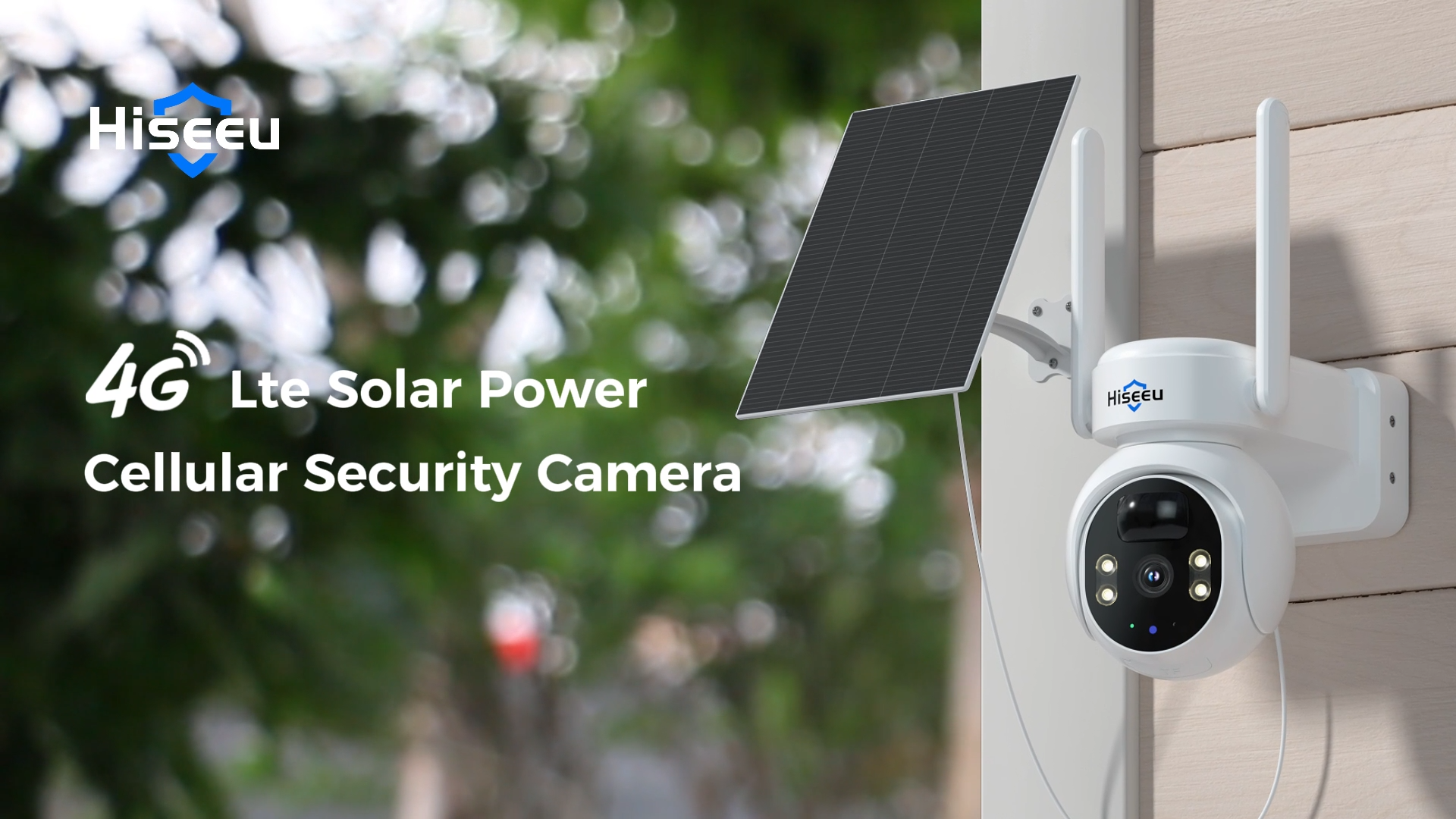 Amazon.com: Hiseeu 4G LTE Cellular Security Camera Solar Powered