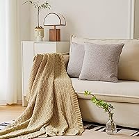 Vista 3 de NiNi ALL Juego de 2 fundas de almohada impermeables para exteriores, decorativas, casa de campo, jardín, fundas de cojín sólidas para patio, tienda